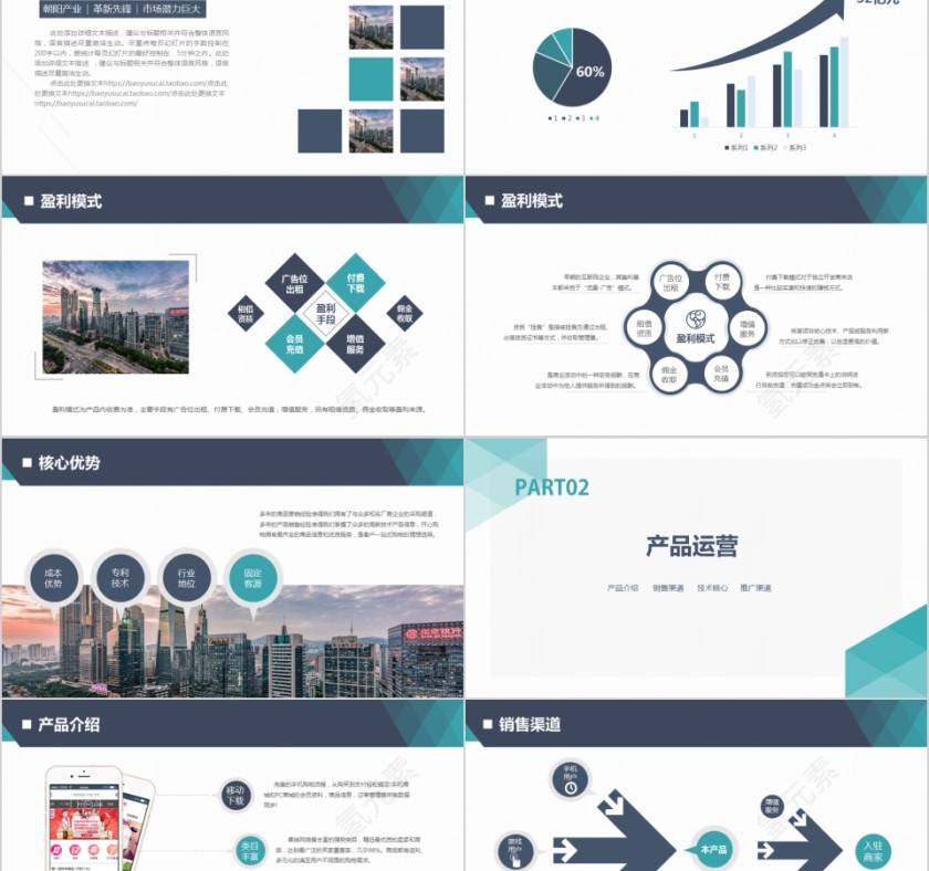2019简约大气商务策划ppt模板商业创业计划书项目ppt模版融资路演第2张