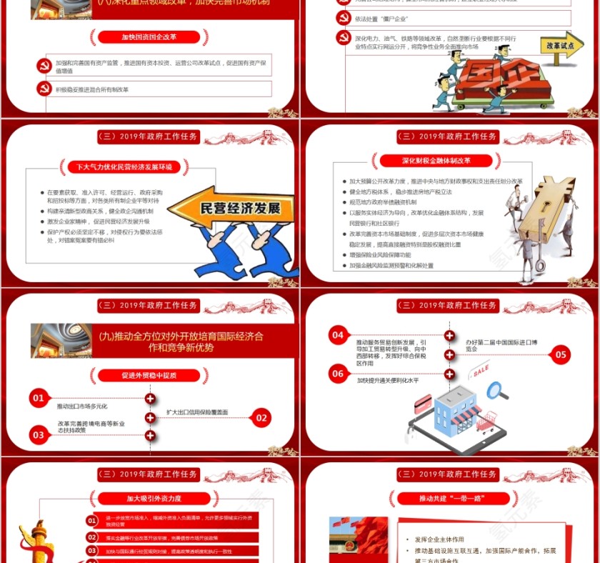 政府工作报告聚焦两会PPT第14张