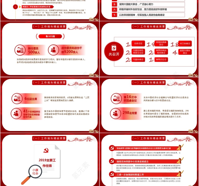 政府工作报告聚焦两会PPT第18张