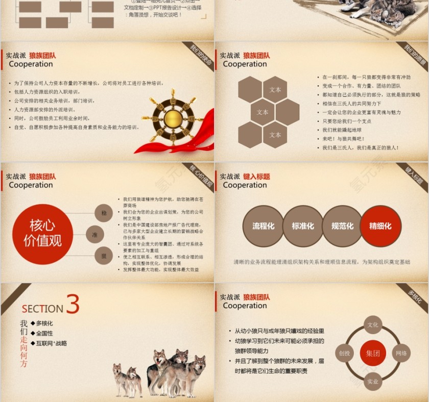 狼性团队企业文化建设培训演讲PPT第3张