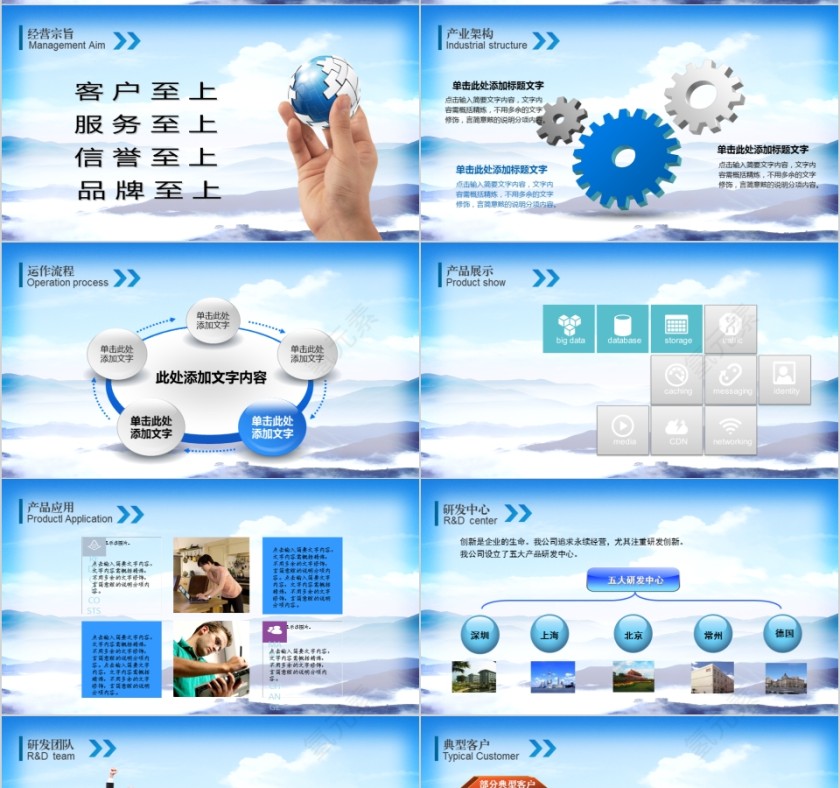 企业文化介绍动态PPT模板第4张