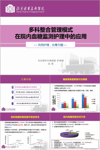 多科整合管理模式在院内血糖监测护理中的应用ppt模板