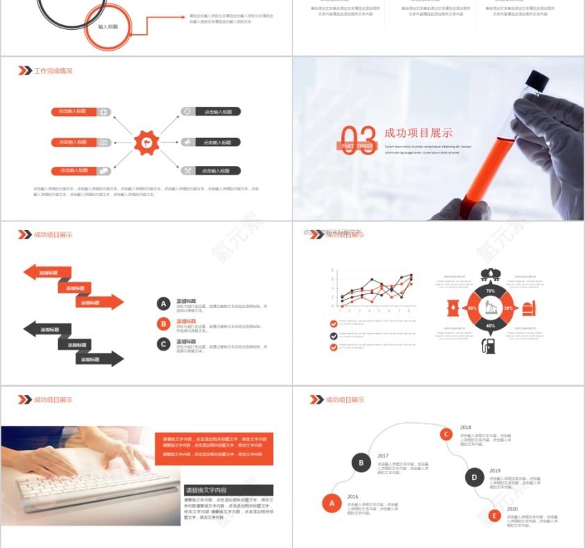 医疗汇报PPT模板第3张