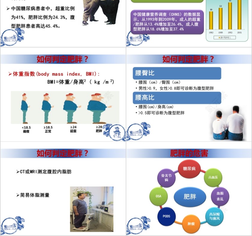 大气简约糖尿病与减肥ppt模板第2张