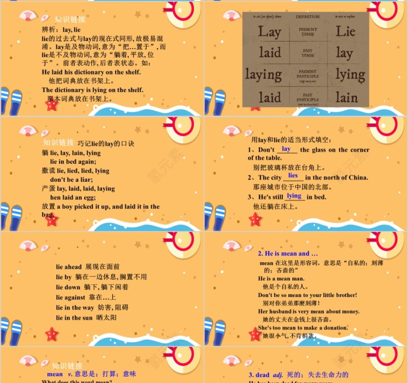 节日主题卡通英语教学课件ppt第4张