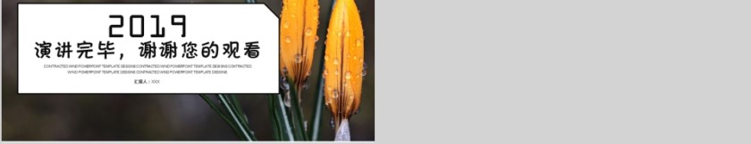 简约招商部工作总结汇报PPT模板第5张