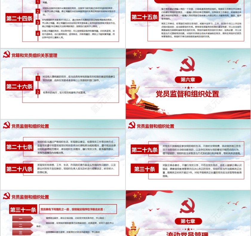 学习中共中央印发《中国共产党党员教育管理工作条例》PPT模板第5张
