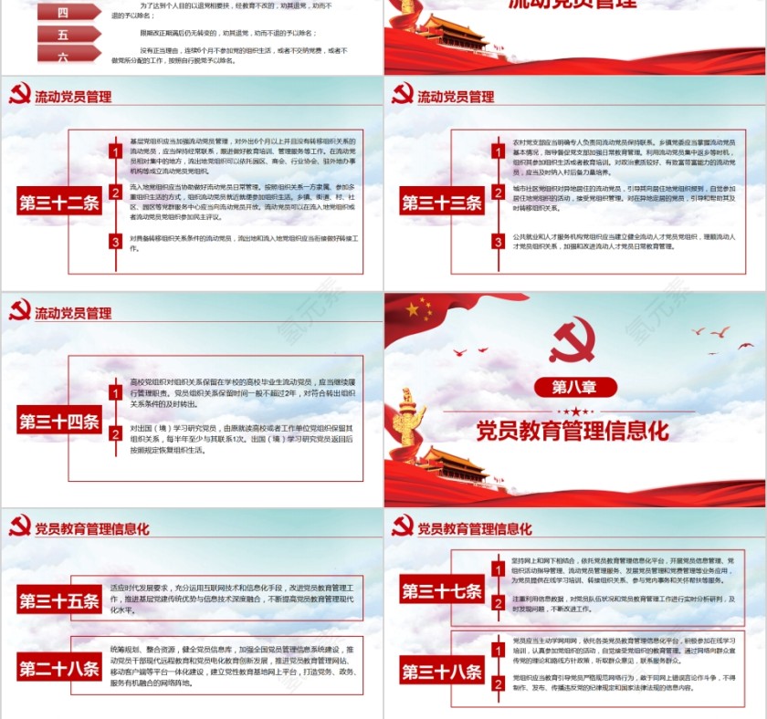 学习中共中央印发《中国共产党党员教育管理工作条例》PPT模板第6张