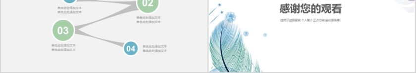 小清新简约教育学术报告培训报告PPT模版第5张