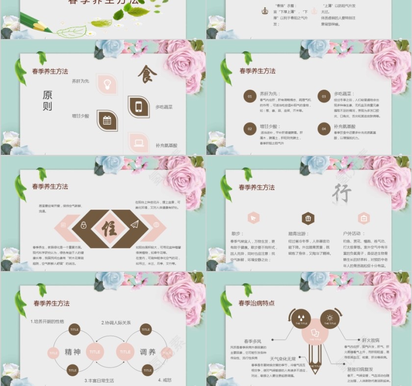 春季养生保健知识ppt第3张