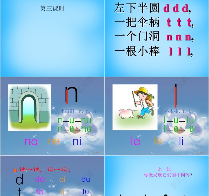 小学生汉语文拼音PPT课件 第11张