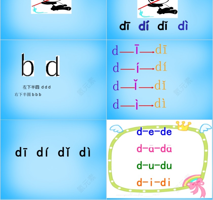 小学生汉语文拼音PPT课件 第4张
