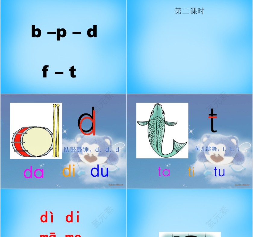 小学生汉语文拼音PPT课件 第7张