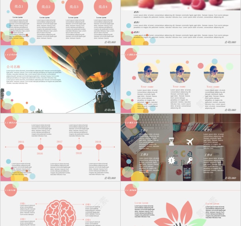 简约商业创业计划书模版第2张