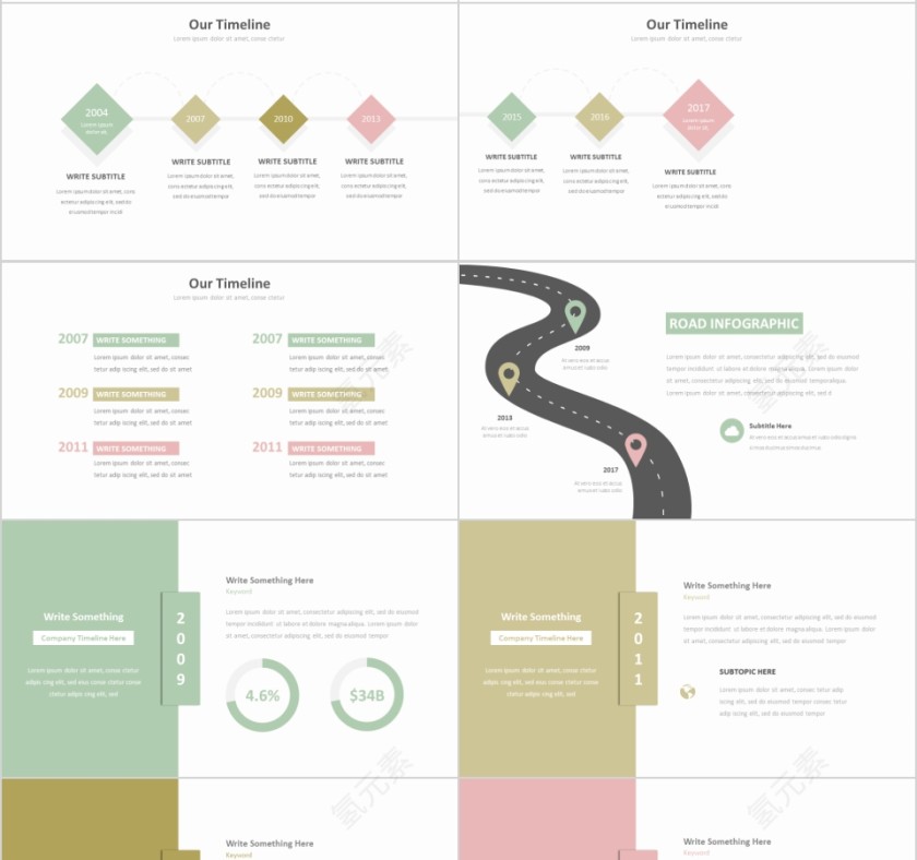 企业组织结构图ppt公司架构图模板第4张