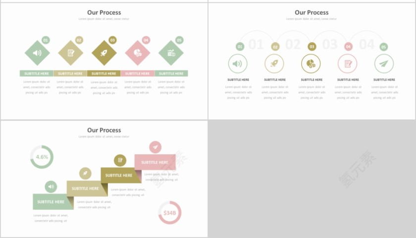 企业组织结构图ppt公司架构图模板第7张