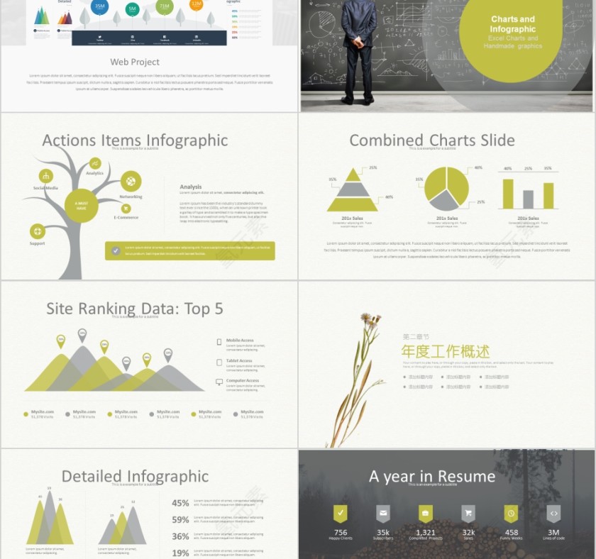 小清新文艺范说课教育培训PPT模板第2张