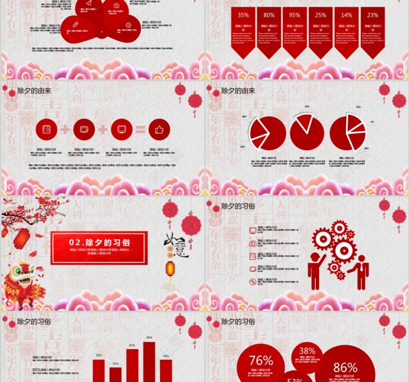 中国风除夕传统文化PPT第2张