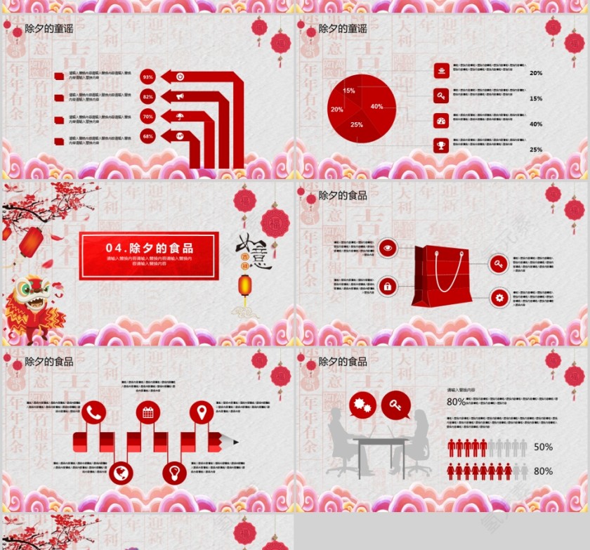 中国风除夕传统文化PPT第4张