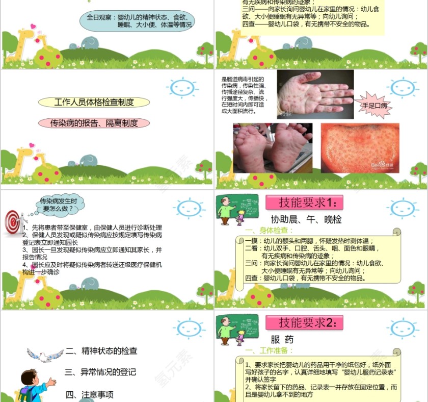 国家职业资格培训教程保育员培训PPT模板第11张