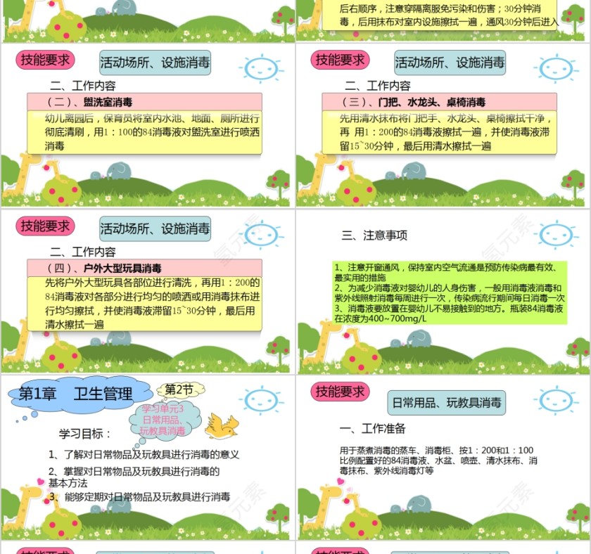 国家职业资格培训教程保育员培训PPT模板第9张