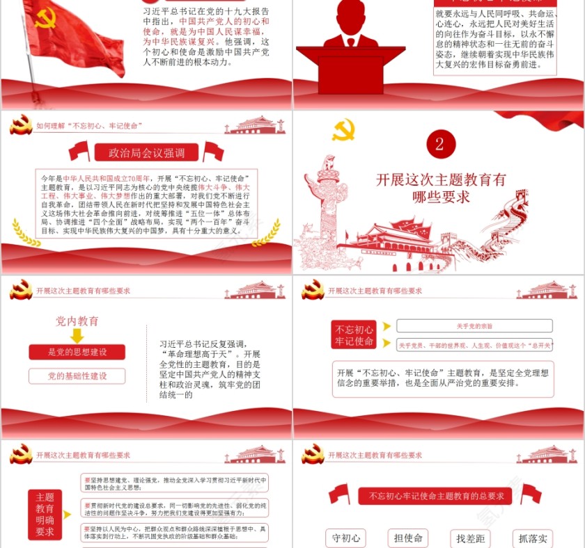 不忘初心牢记使命主题教育微党课第2张