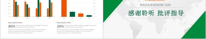 中国平安工作总结汇报ppt第5张