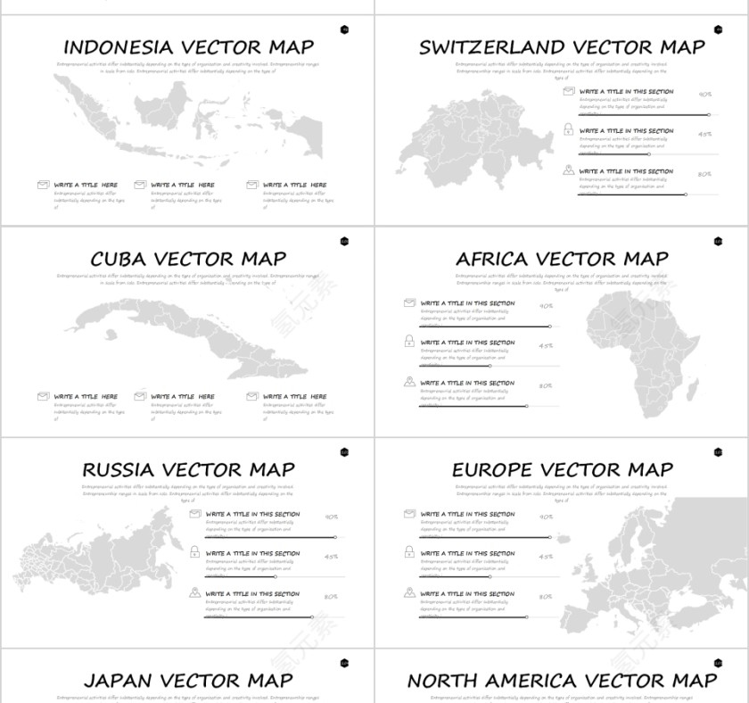 欧美极简PPT商务汇报产品推介通用ppt模板第16张
