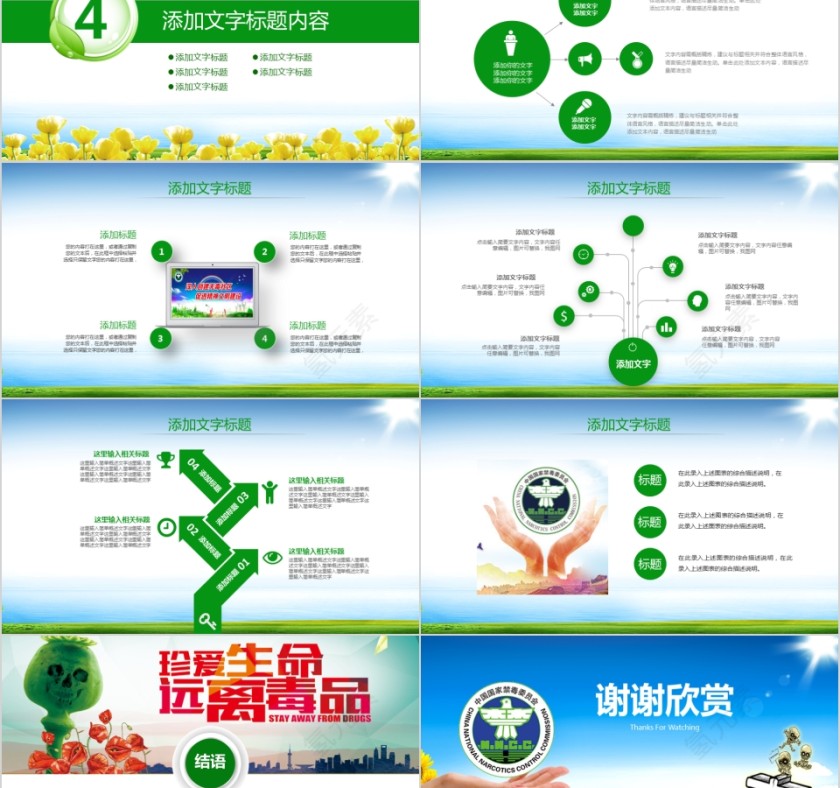 国际禁毒日宣传教育PPT第5张