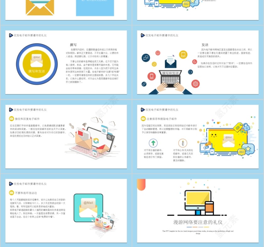 商务礼仪系列网络礼仪ppt第3张