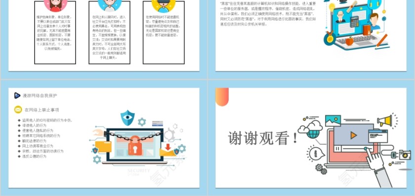 商务礼仪系列网络礼仪ppt第5张