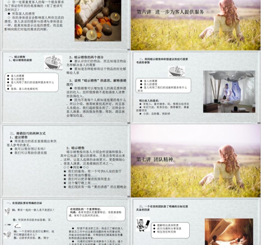 《服务营销--打造一流全员营销技能员工团队》酒店管理培训PPT模板第5张