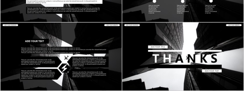 商务欧美ppt模板简约2019高端大气 商业工作汇报时尚极简风素材第6张