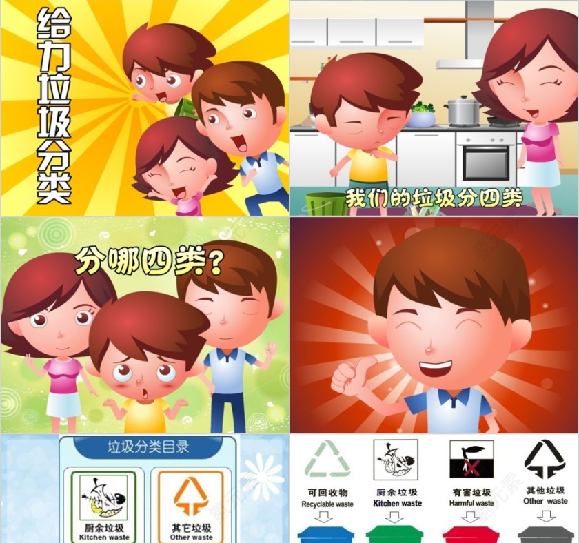 垃圾分类变废为宝PPT第3张