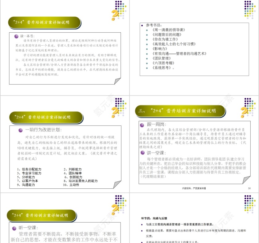 简约集团人才梯队建设方案人才培训PPT模板第11张