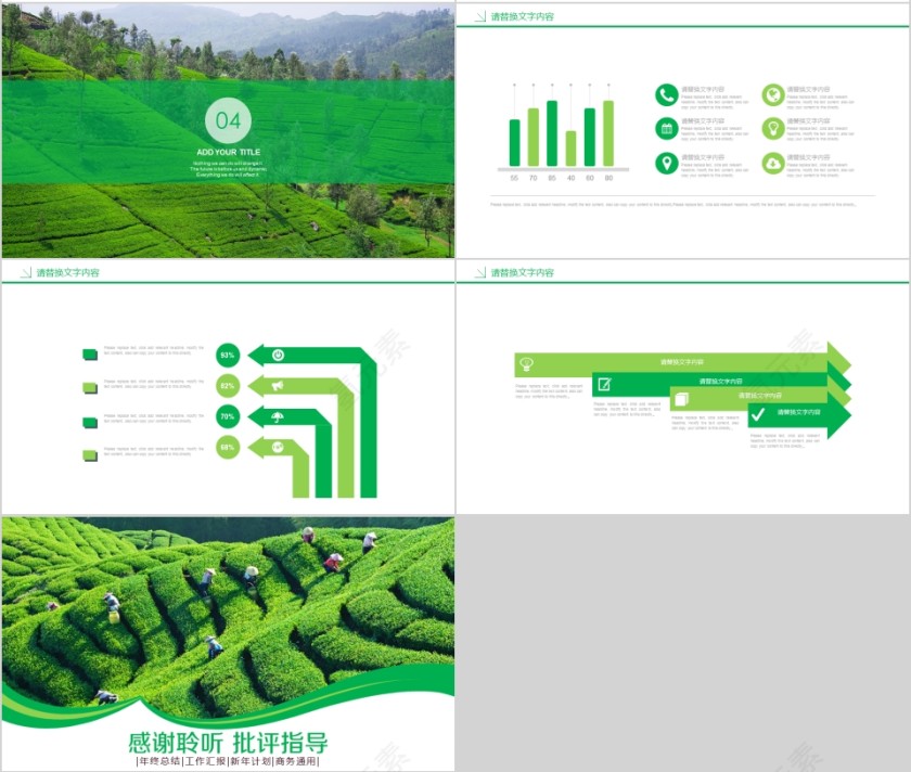 茶艺文化茶叶产品介绍ppt模板第4张