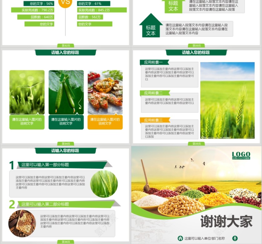 有机农业绿色食品销售方案模板PPT第8张