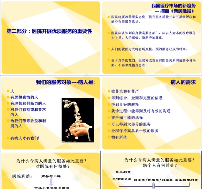 医院优质服务理念分享ppt第3张