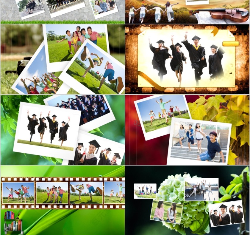 同学录、相册、青春、毕业论文、课件PPT第3张