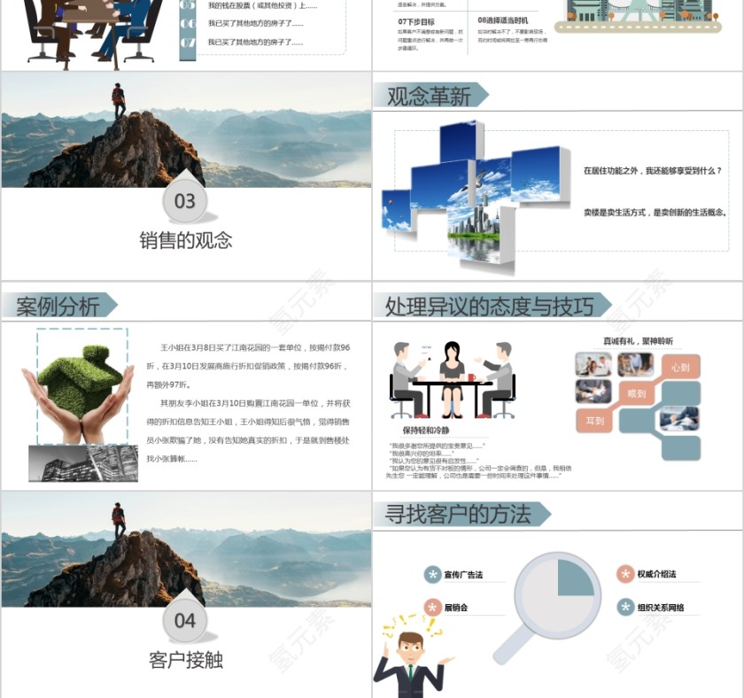 房地产销售精英培训课程销售秘籍ppt模板第3张