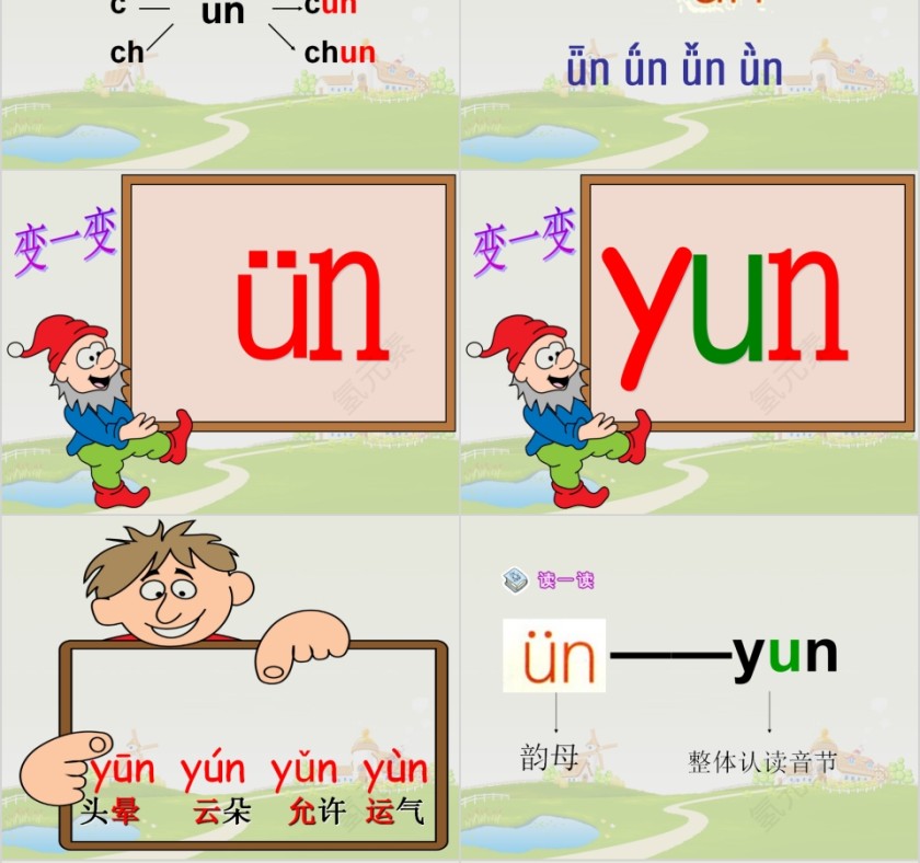 小学生汉语文拼音PPT课件 第6张