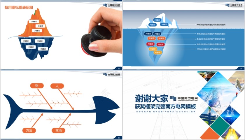 导航南方电网QC模板第7张