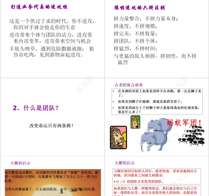 打造狼性销售团队销售团队建设与管理培训PPT模板第5张