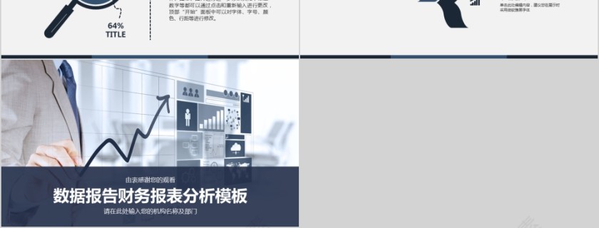 数据报告财务分析模板第6张