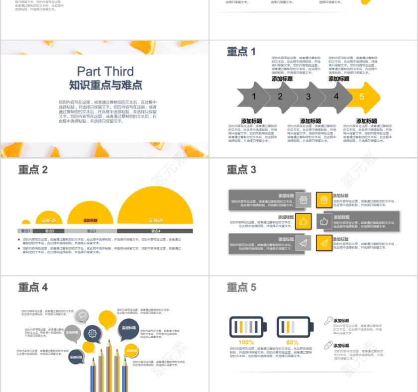 文艺小清新ppt第3张