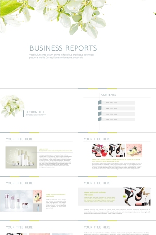 商务欧美ppt模板简约2019高端大气 商业工作汇报时尚极简风素材