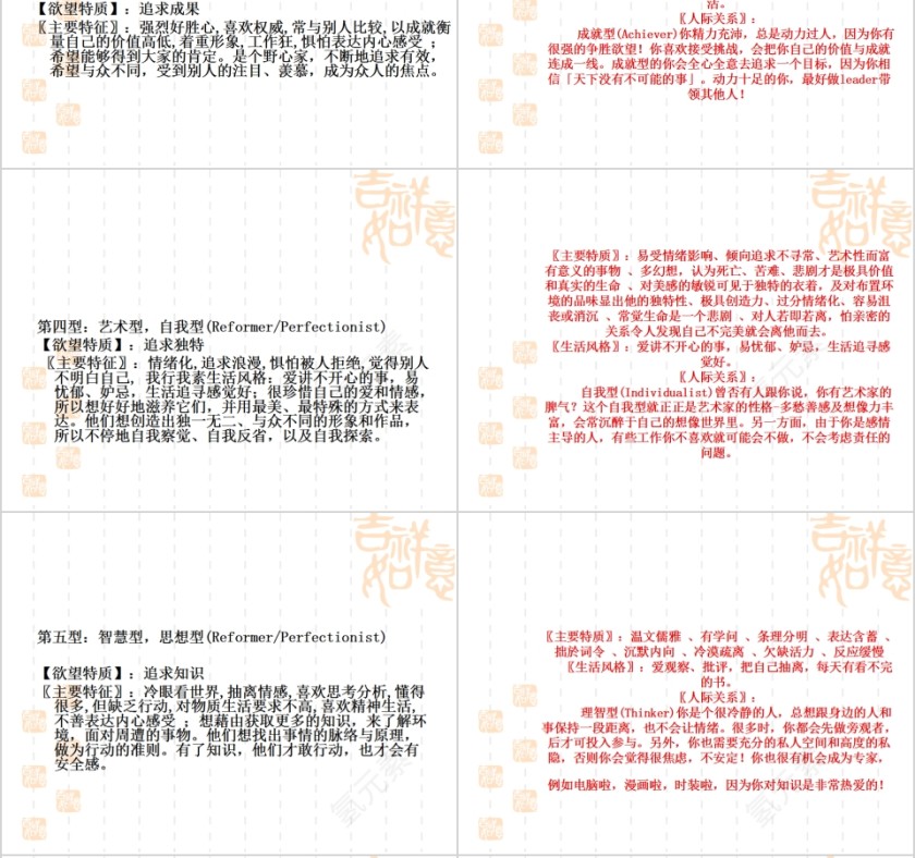 认识你自己九型人格简介培训PPT第6张