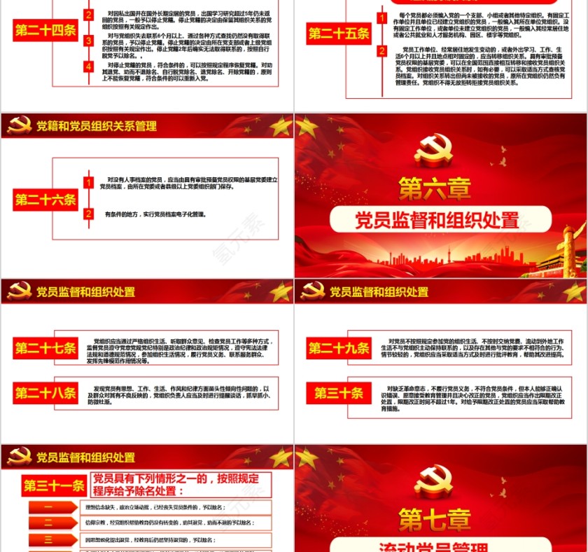 学习中共中央印发《中国共产党党员教育管理工作条例》PPT模板第5张