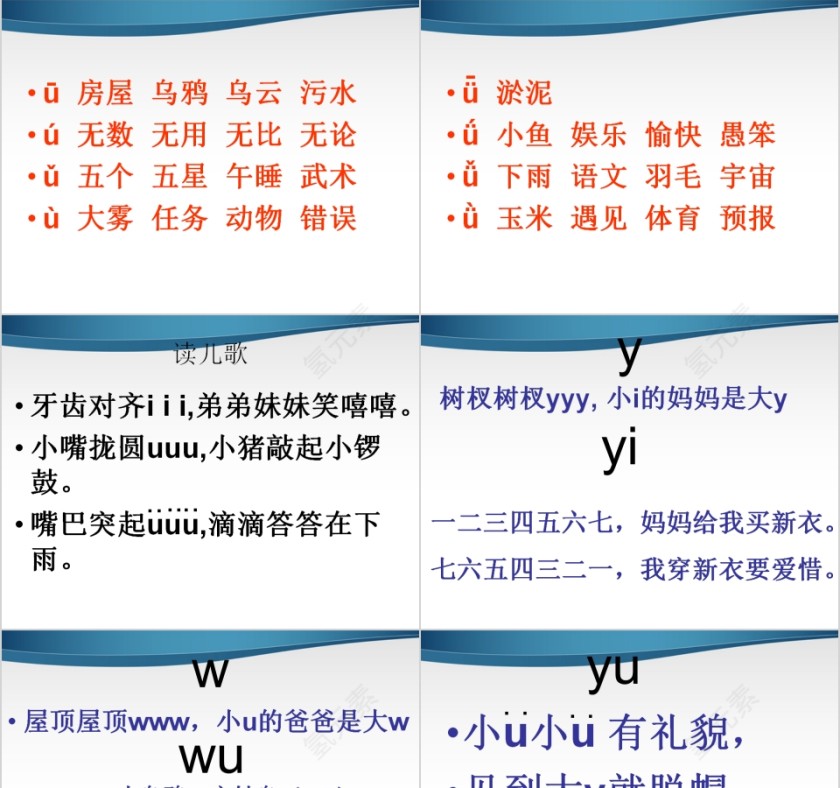 小学生汉语文拼音PPT课件 第3张