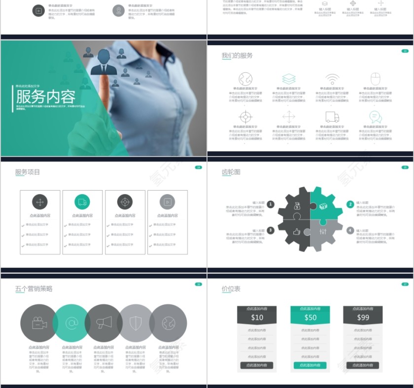 2019简约大气商务策划ppt模板商业创业计划书项目ppt模版融资路演第3张